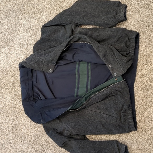 Nautica reversible rain coat / polar fleece - Picture 6 of 11